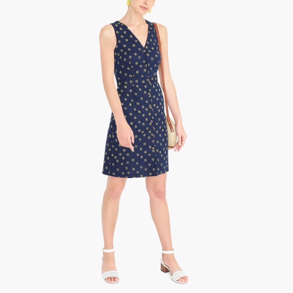 J. Crew Navy Daisy Dress - Picture 8 of 15